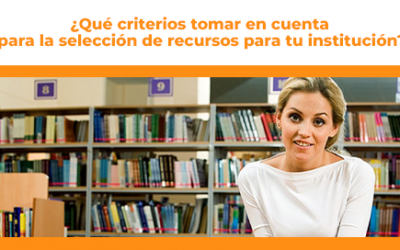 ¿Qué criterios tener en cuenta para la selección de recursos de las bibliotecas?